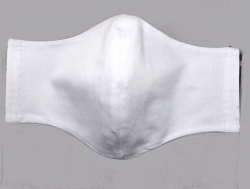 Маска бытовая гигиеническая двухслойная (бязь ГОСТ + трикотаж), белая