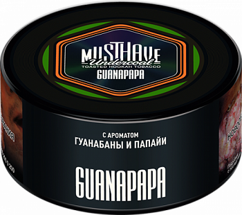Табак Must Have Undercoal, 25гр "Guanapapa / Гуанабана и папайя"
